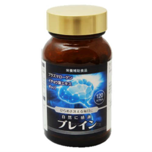 自然に感謝 ブレイン 120カプセル 4個 ジャパンメディック
