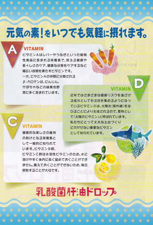 市場 あす楽対応 肝油ドロップ 乳酸菌 西海製薬