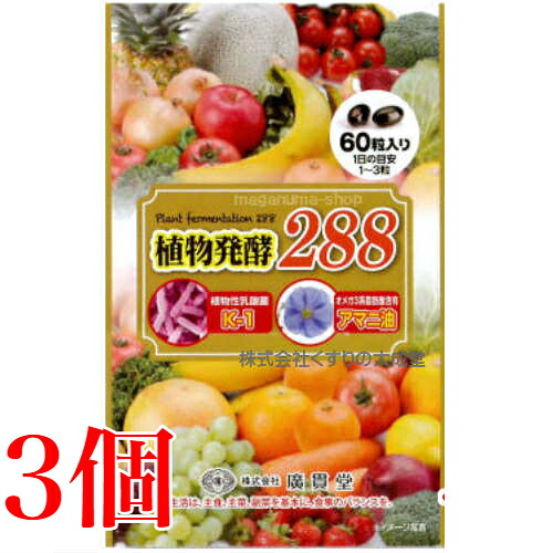 広貫堂 植物発酵288 60粒 3個 廣貫堂 旧 植物発酵155