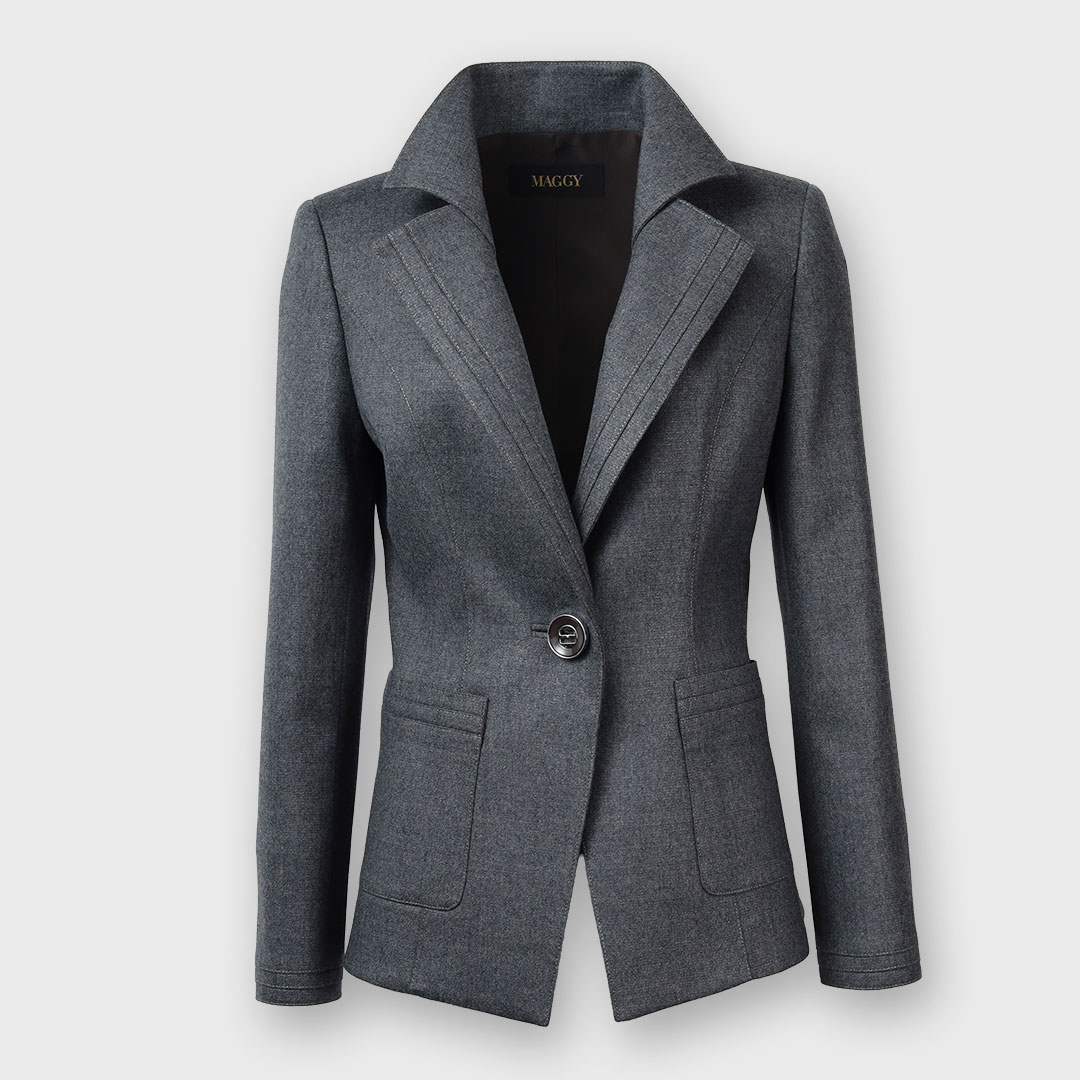 楽天市場】OfSTYLE/ワンボタンテーラードジャケット[全2色]ginzamaggy