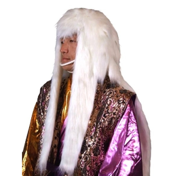 楽天市場 獅子毛 かつら 白 獅子 祭頭祭 踊り カツラ ウィッグ 変装 被り物 縁起物 正月 歌舞伎 連獅子 ホワイト グッズ マジックナイト Os ハロウィン仮装 マジックナイト