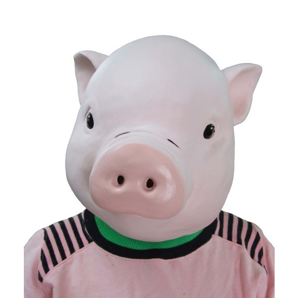 楽天市場 子ブタマスク ラバーマスク アニマル 動物 かぶりもの こぶた 子豚 マスク 被り物 コスプレ グッズ マジックナイト Os ハロウィン仮装 マジックナイト