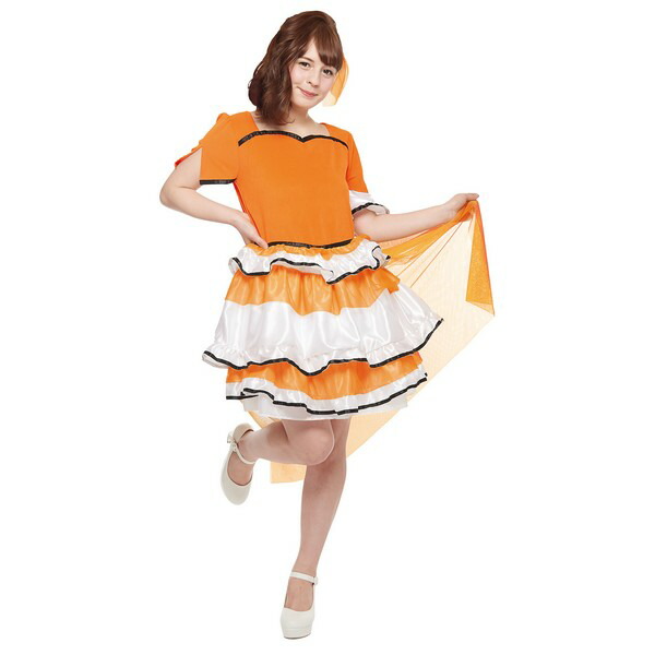 激安ブランド グッズ ファインディング ニモ 公式 Ladies ディズニー レディース 女性用 コスチューム ニモ ハロウィン Rj 衣装 マジックナイト 仮装 コスプレ Rj Socks Studio Com
