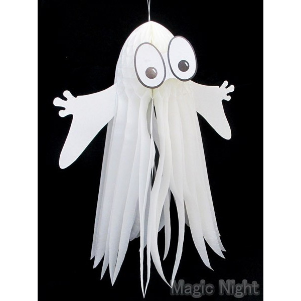 楽天市場 ハニカムデコレーション ゴースト ハロウィン ディスプレイ 装飾用 お化け 幽霊 定形外発送可 1 2ｐ350円 3 4ｐ510円マジックナイト Ep1041 ハロウィン仮装 マジックナイト