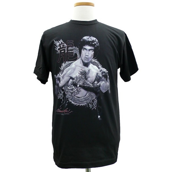 ブルースリー Tシャツ 李小龍 メキシコ製 楽天市場】李小龍☆ブルース・リーTシャツ【サイズ：丈長S 、XM