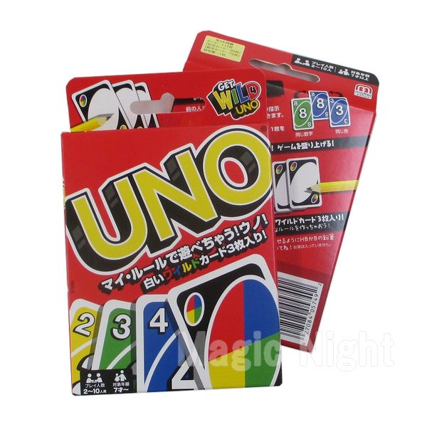 楽天市場 Uno ウノ カードゲーム ワイルドカード ドロー4 ドロー2 パーティーゲーム 2 10人プレイ 7歳以上 クリックポスト対応 送料無料 マジックナイト Rm ハロウィン仮装 マジックナイト