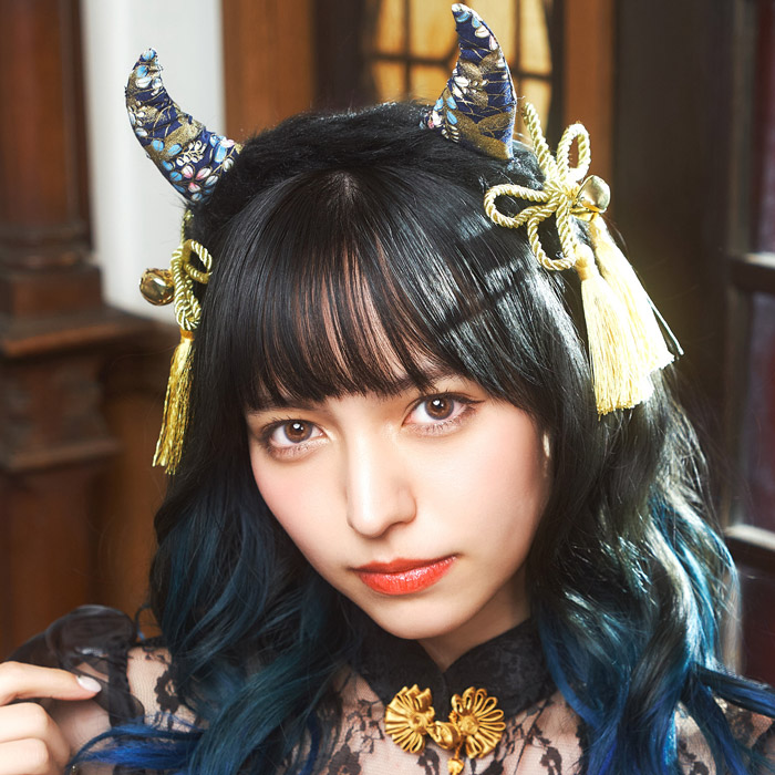 楽天市場】和柄カチューシャ 黒うさぎ【うさ耳カチューシャ