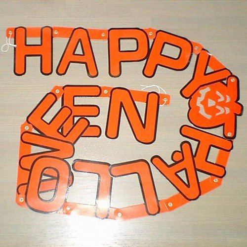 ハッピーハロウィン バナー ハロウィン 壁 W150 H10cm パンプキン デコレーション 吊り飾り 装飾 天井