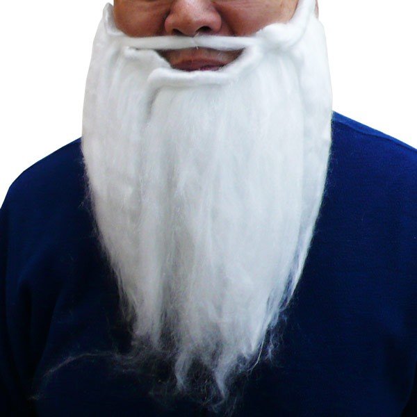 楽天市場】あごひげセット 黒 ロング20cm【付けひげ つけひげ コスプレ