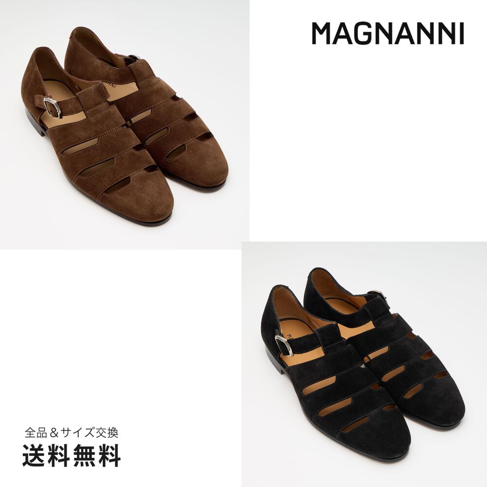 サンキュークーポン2,000、レビュー投稿で5,000取得【公式】MAGNANNI マグナーニ グルカサンダル スエード ブラック ブラウン 黒 茶 43953 01BL 11BR スペイン 靴 メンズ靴 カジュアルシューズ 2025 S/S 春夏｜MAGNANNI（マグナーニ）WEBSHOP