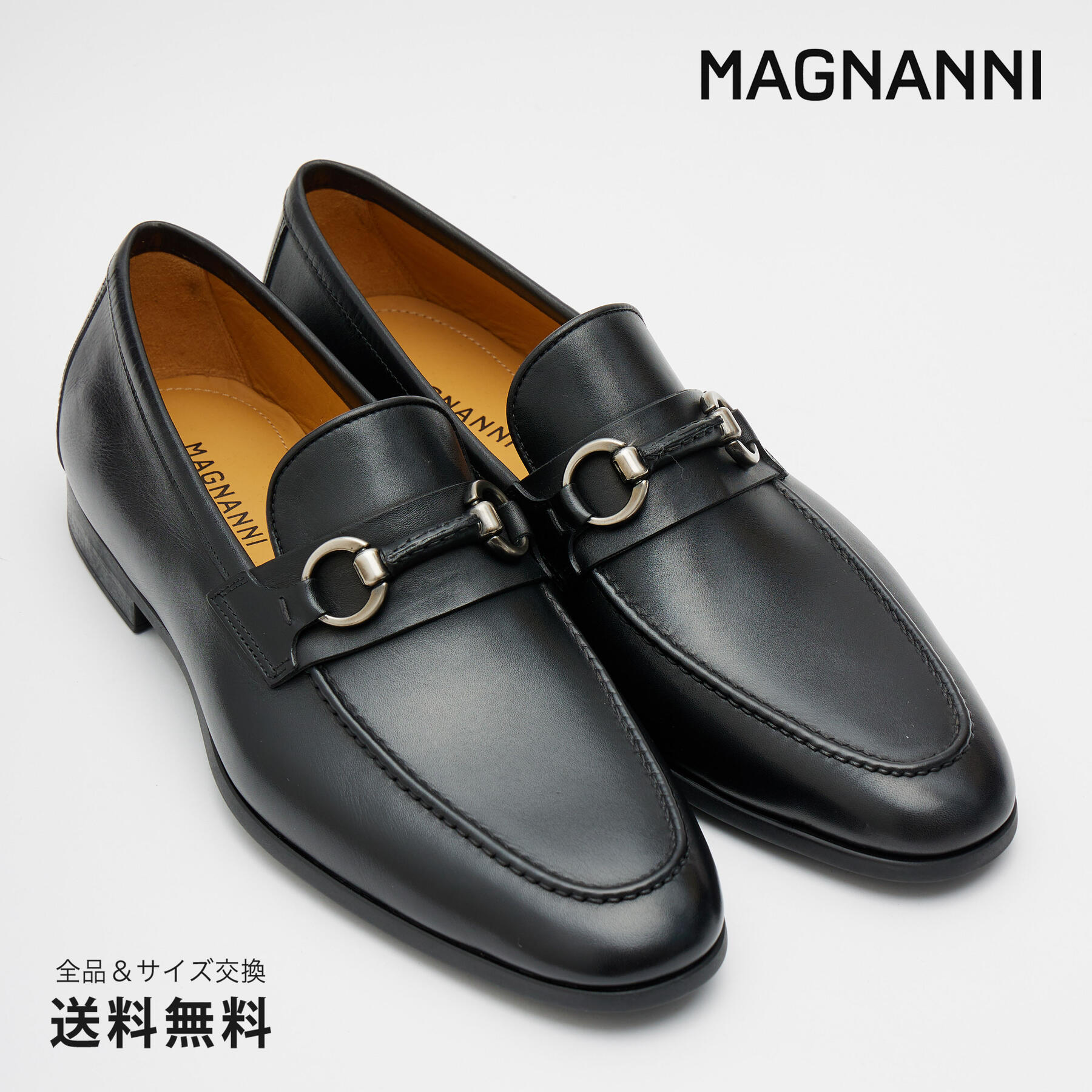 商品 MAGNANNI マグナーニ レザーラップド ビット ローファー FLEX