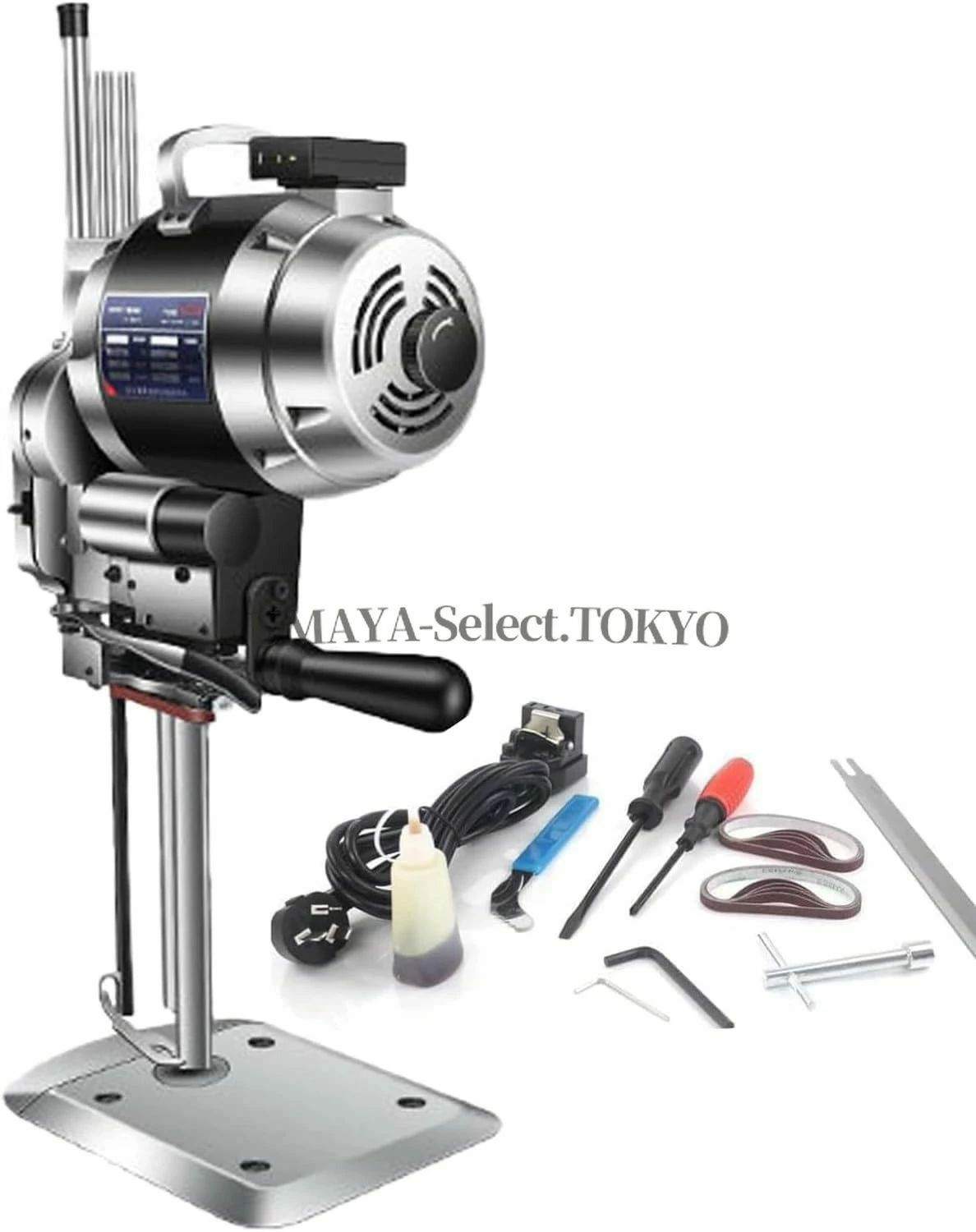 電動出どころ切り取る機 10in垂直方向ストレートナイフカッター 1100W高最終生産物 御勤め用御召しもの革紙切り取る 省間隔文字心積もり 8in6in相応う 工