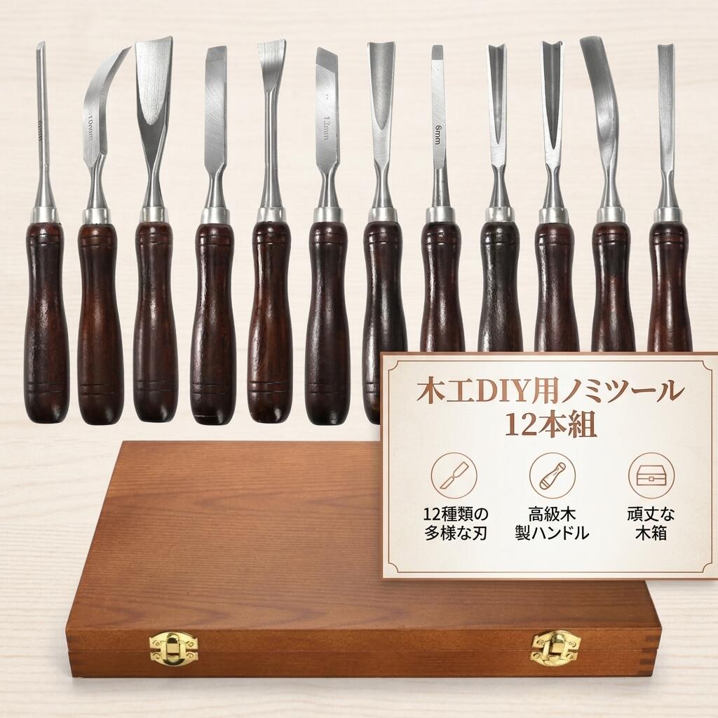 両面剃刀砥切り換える石ころビットが含まれています 大工仕事DIY用隠翅目物の具 高耐久平 大工仕事用刻みつける刀専門職書き割り 12本組 大工仕事用のみ 純一無雑材用??隠翅目