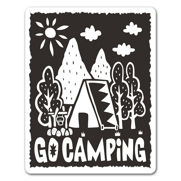 楽天市場 車ステッカー キャンプ テント シルエット Go Camping キャンプへ行こう アウトドア レジャー 車マグネットステッカー ゆうパケット対応210円 マグネットパーク 楽天市場店