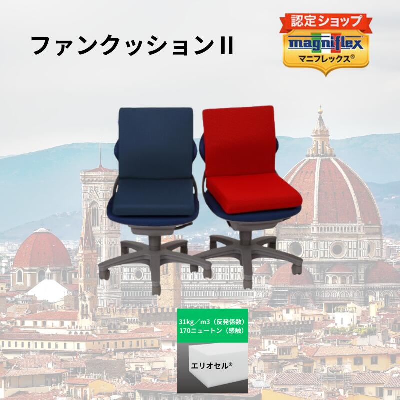 【★尖んがり５倍中★】【貨物輸送無料】【定め事売りわたす店】【magniflex】【マニフレックス】気違い座布団２ 米国海軍 赤いこと エリオセル 高手向かい 座る 体圧分散 長時間 途切らせる