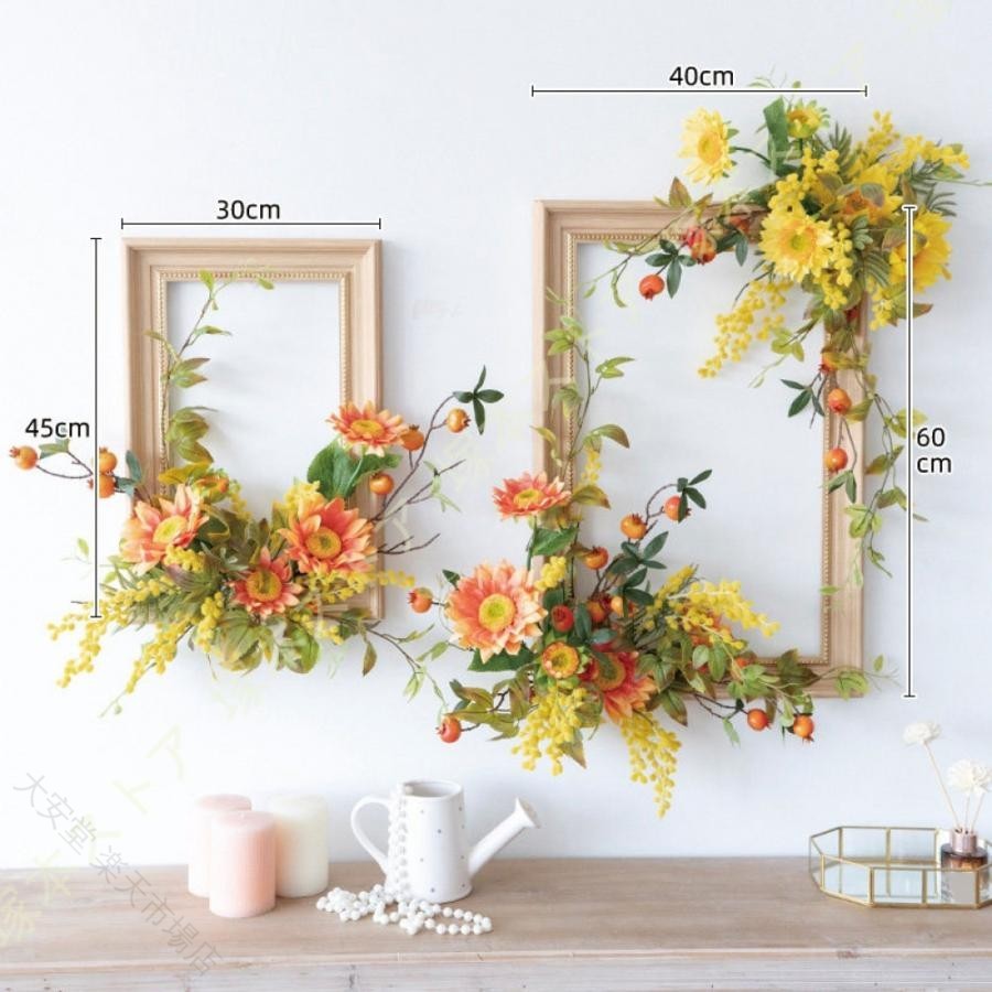 人工観葉植物 ウォールグリーン 壁掛け花 アートフラワー 枯れない 明るい色合い 本物そっくり 手作りフラワー おしゃれ 置物 インテリア リビング 部屋 玄関｜大安堂 店