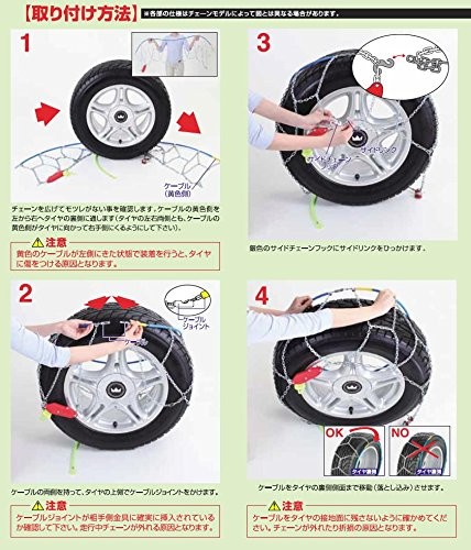 Konig コーニック ノープロブレム コンフォートマジック 取り付け簡単 締め直し不要 特殊金属タイヤチェーン Cm 090 Av Drop Com