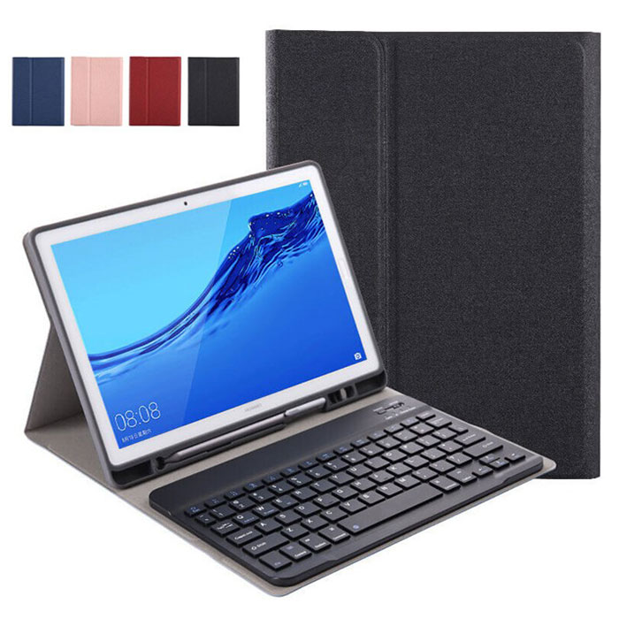 送料無料HuaWeiMediaPadM610.88.4インチキーボードケースペンホルダー付きHUAWEIMediaPadM610.8M68.4キーボードケースファーウェイタブレットMediapadM6キーボード付き保護カバー手帳型ペン収納耐衝撃傷防止