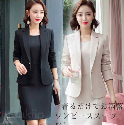 スーツワンピーススーツレディースママスーツ服母ビジネススーツフォーマルセレモニー30代40代事務服卒業式セットアップ｜MONONOKE SHOP