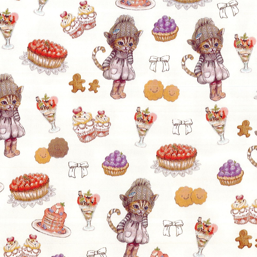 楽天市場 Ringoリンゴ オックス生地 Sweets Cat Cocoちゃん ココちゃん Sw ショートケーキホワイト Rinf 04sw Handicraft メルシー