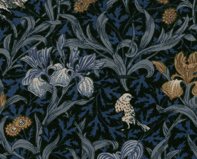 楽天市場】moda fabrics(モダ・ファブリックス)William Morris ウィリアムモリス シーチング生地＜HYACINTH  1900-1912＞（ヒヤシンス）INDIGOインディゴ 33496-18 : handicraft メルシー