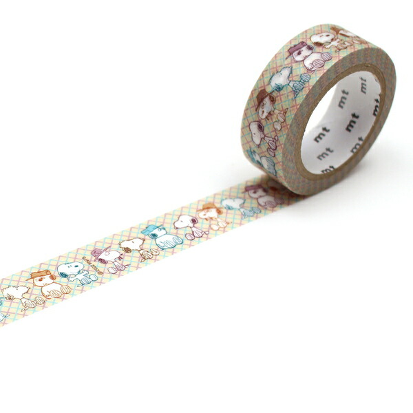 SNOOPY　マスキングテープ 楽天市場】Peanuts スヌーピー マスキングテープ 15mm x 5m masking