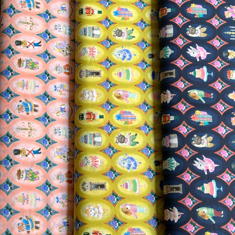 楽天市場】yukiemonユキエモン「冬支度」 綿麻シーチング生地デジタル