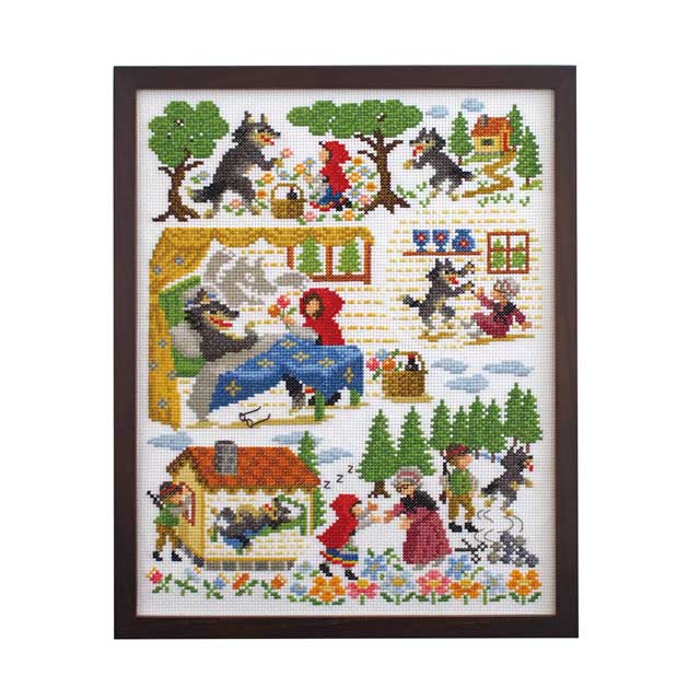 楽天市場】クロス・ステッチ キット Nostalgic Story Nitka 童話 赤