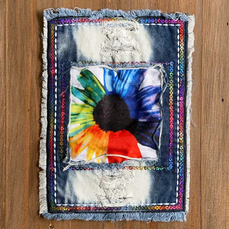 楽天市場】ビッグワッペン ダメージデニム全4種類 ワッペン デニム