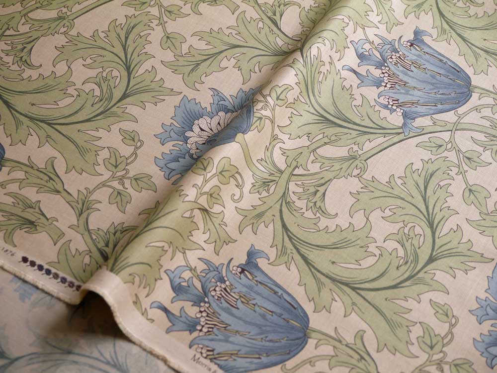 楽天市場】moda fabrics(モダ・ファブリックス)William Morris ウィリアムモリス シーチング生地＜HYACINTH  1900-1912＞（ヒヤシンス）INDIGOインディゴ 33496-18 : handicraft メルシー