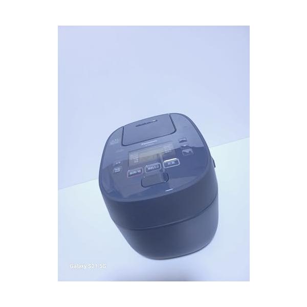 【中古】パナソニック 炊飯器 5.5合 変数剪断応力IH式 おどり炊き 薄墨色 SR-MPB100-H