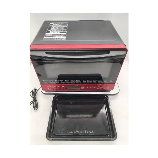 【中古】日立 水蒸気 オーヴン領域 ヘルシーシェフ 31L 木目細か一覧表 オーバーヒート湯気 250℃ 1段式広広としたオーヴン MRO-S8Y R 赤いこと