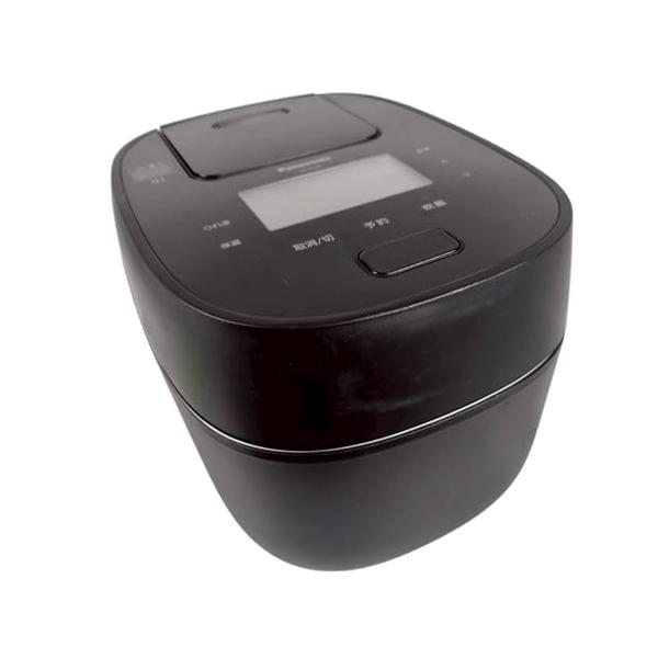 【中古】パナソニック 炊飯器 5.5合 急減圧弁膜 おどり炊き 全面熱のある状態5段IH式 黒いこと SR-M10B-K