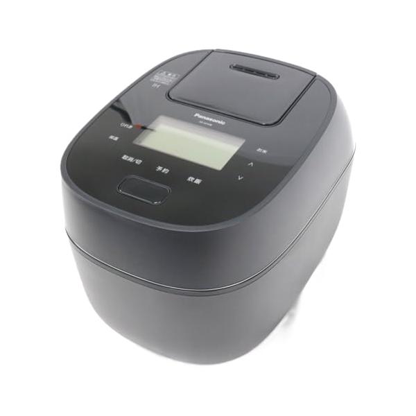 【中古】パナソニック 炊飯器 5.5合 急減圧弁膜 おどり炊き 全面熱のある状態5段IH式 黒いこと SR-M10B-K