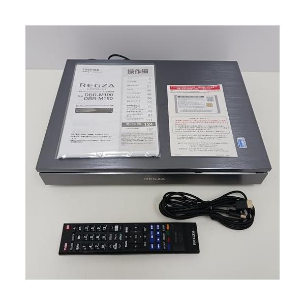 【中古】東芝 2.5結核症 2ラジオ受信機 ブルーレイレコーダー REGZA DBR-M180