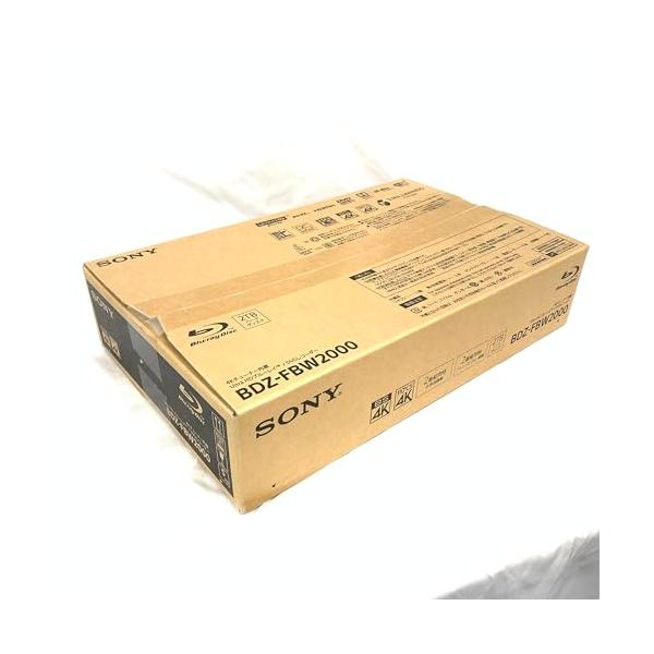 【中古】ソニー 2肺結核 2ラジオ受信機 4K ブルーレイレコーダー BDZ-FBW2000 4K言いひろめる長時間録画/W録画相応う