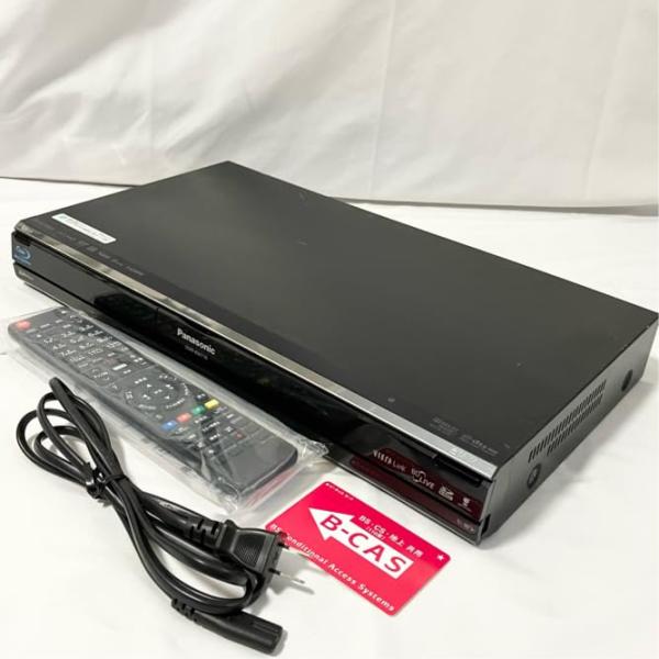 【中古】Panasonic 500GB 2ラジオ受信機 ブルーレイレコーダー 黒いこと DIGA DMR-BW770-K