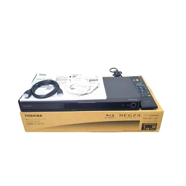 【中古】東芝 1肺結核 HDD/3ラジオ受信機積み上げる ブルーレイレコーダー REGZA青色花の冠 DBR-T1010