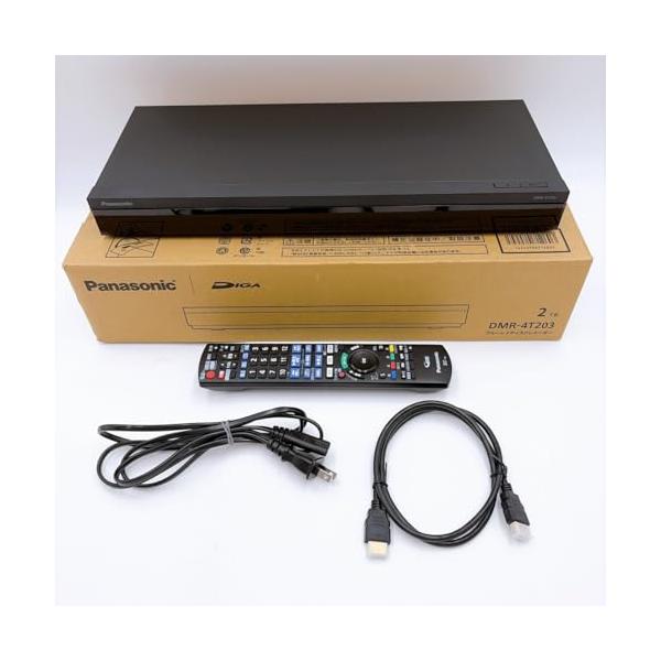 【中古】パナソニック 2肺結核 3ラジオ受信機 ブルーレイレコーダー 3通信路等しく録画 4Kラジオ受信機内蔵 DIGA DMR-4T203