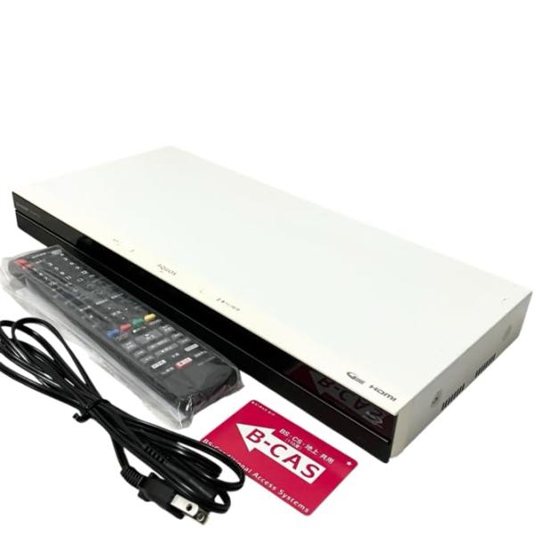 【中古】せつ然たる AQUOSブルーレイレコーダー 1結核症 2ラジオ受信機 白いこと系 BD-WW1100