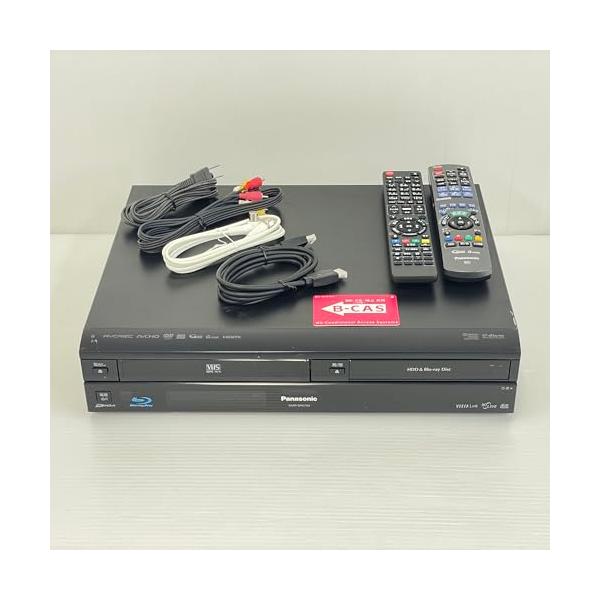 【中古】パナソニック 320GB 1ラジオ受信機 ブルーレイレコーダー VHS映像媒体一体型 黒いこと DIGA DMR-BR670V-K