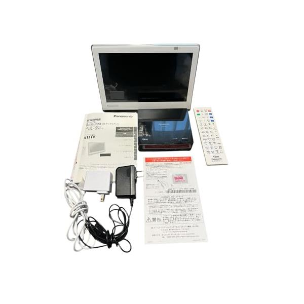 【中古】パナソニック 10V型 携帯型 液晶テレビ受像機 プライベート・ビエラ 雨合羽印字機 白いこと UN-10CE10-W