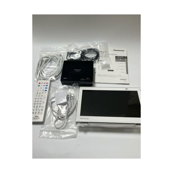 【中古】パナソニック 10V型 携帯型 液晶テレビ受像機 プライベート・ビエラ 雨合羽印字機 白いこと UN-10CE10-W
