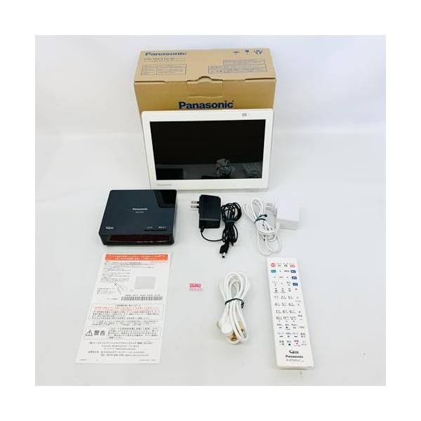 【中古】パナソニック 10V型 携帯型 液晶テレビ受像機 プライベート・ビエラ 雨合羽印字機 白いこと UN-10CE10-W