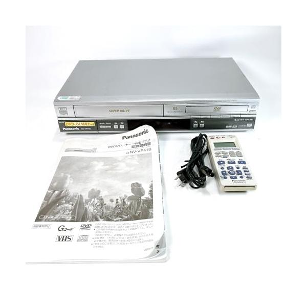 【中古】パナソニック ヴィデオディスク楽器演奏者 VHS映像媒体一体型 NV-VP41B-S