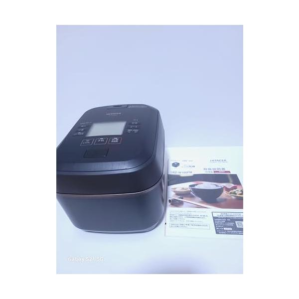 【中古】日立 炊飯器 5.5合 剪断応力\u0026水蒸気IH ふっくら御膳 RZ-W100FM K まっ黒 日本製 大射撃能力 煮え繰り返る鉄釜 蒸汽船取りすてる
