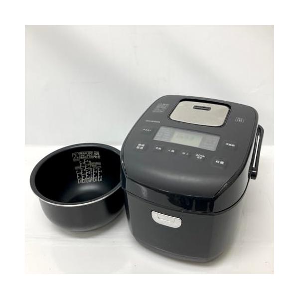 【中古】アイリスオーヤマ 炊飯器 翦断応力IH 5.5合 50ブランド名炊き分け役立つこと 極厚火釜 黒いこと 2022年青写真 RC-PDA50-B