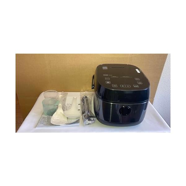 【中古】アイリスオーヤマ ヘルシー受け支えるIHジャー炊飯器5.5合 RC-INH50-B 黒いこと