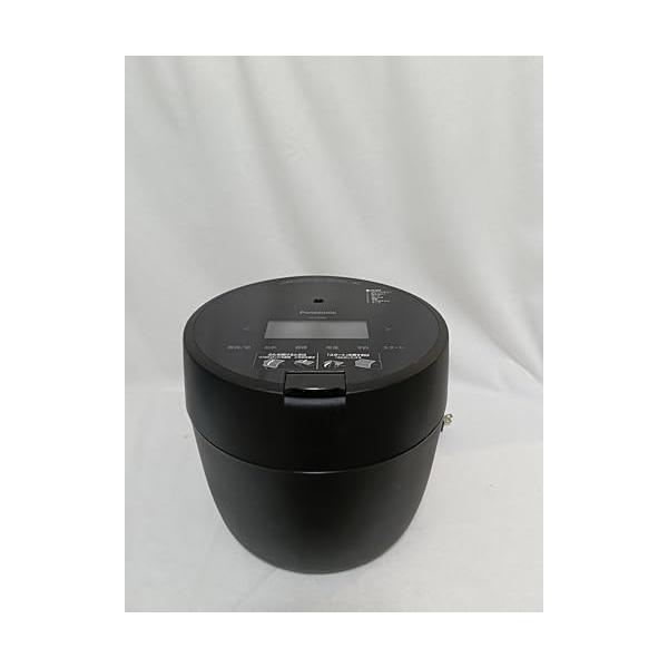 【中古】パナソニック 炊飯器 5合 剪断応力IH 新やって行く 一人暮らし パウダーコンパクト大きさ 自動小銃膳立て鍋 無水膳立て/冷ややかさ膳立て能力のある ふた食洗機相応う 黒いこと SR-CR1