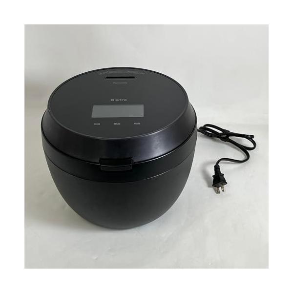 【中古】パナソニック 炊飯器 5.5合 最高峰青写真 螺旋釘トロ 匠技人工知能学 加圧熱風揚水機積み上げる お取りつくろう部分品2点 黒いこと SR-V10BB-K
